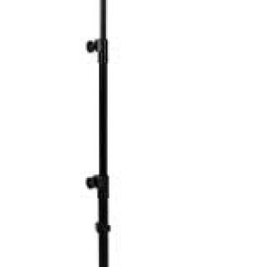 K&M Konig & Meyer 25200.500.55 Microphone Stand With 2 Piece Telescopic Boom Arm | Easy Height Adjustment | Folding Leg Design | Non-Slip Tripod Base | Pro Grade for all Musicians | German Made